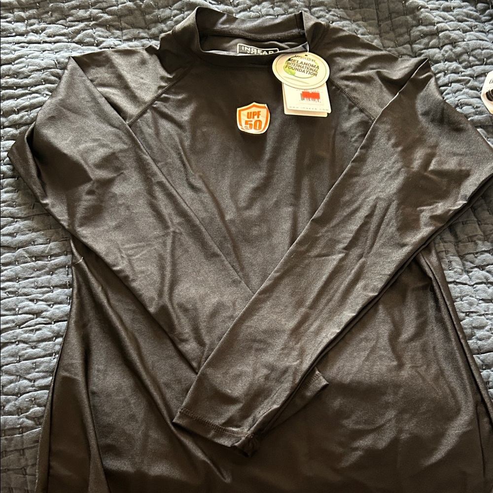 UPF 50+ Long Sleeve Sun Shirt - Black